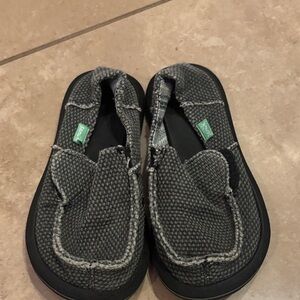 Gray Sanuks. Never worn. Brand new